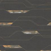 CF Stinson Voltage Storm Geometric Gray Upholstery Fabric