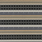 Remnant of Arc-Com Wanderer Ebony Upholstery Fabric