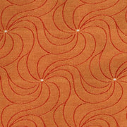 Remnant of Brentano Whirlwind Blood Orange Upholstery Fabric