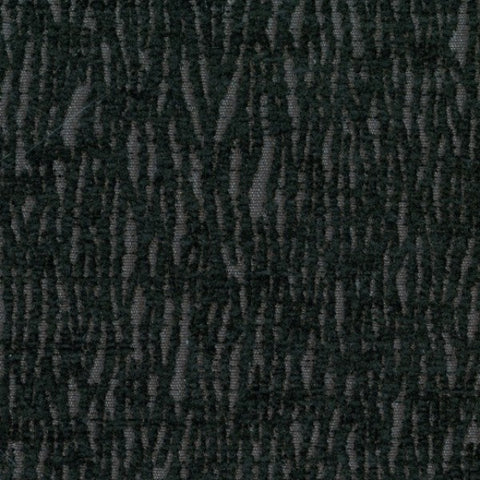 Designtex Woodcut Pitch Black Upholstery Fabric