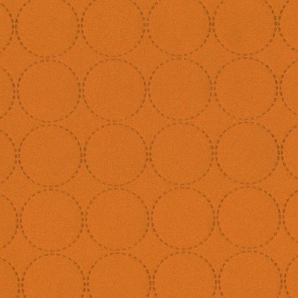 Anzea Hula Hoop Persimmon Orange Upholstery Vinyl