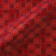 Pallas Stamped Out Poppy Red Upholstery Fabric