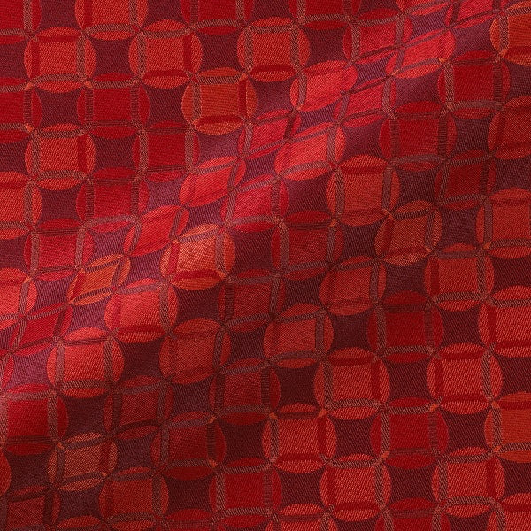 Pallas Stamped Out Poppy Red Upholstery Fabric