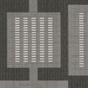 Designtex Urban Grid Coal Gray Upholstery Fabric