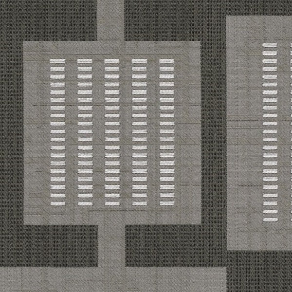 Designtex Urban Grid Coal Gray Upholstery Fabric