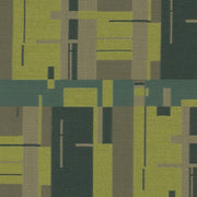 Designtex Birch Bark Plaid Parrot Green Upholstery Fabric