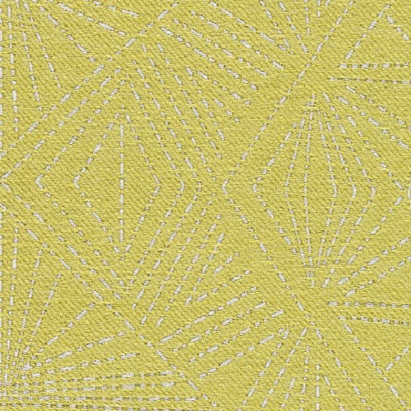 Designtex Starburst Yellow Green Upholstery Fabric