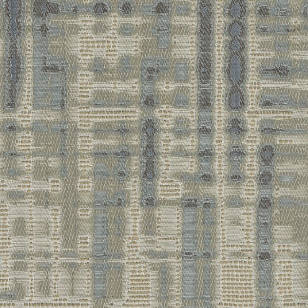 Designtex Hatchmark Water Blue Upholstery Fabric