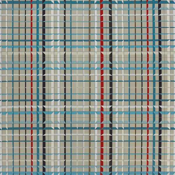 Momentum 3D Grid Baltic Upholstery Fabric