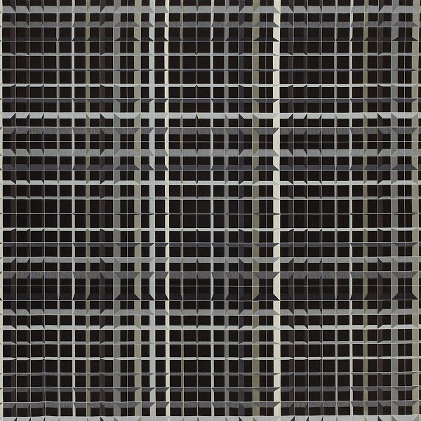 Momentum 3D Grid Tuxedo Upholstery Fabric