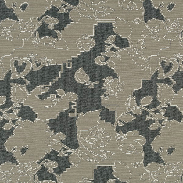 Maharam Garden Iron Mineral Brown Upholstery Fabric