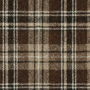 Maharam Pressed Plaid Cask Brown Upholstery Fabric