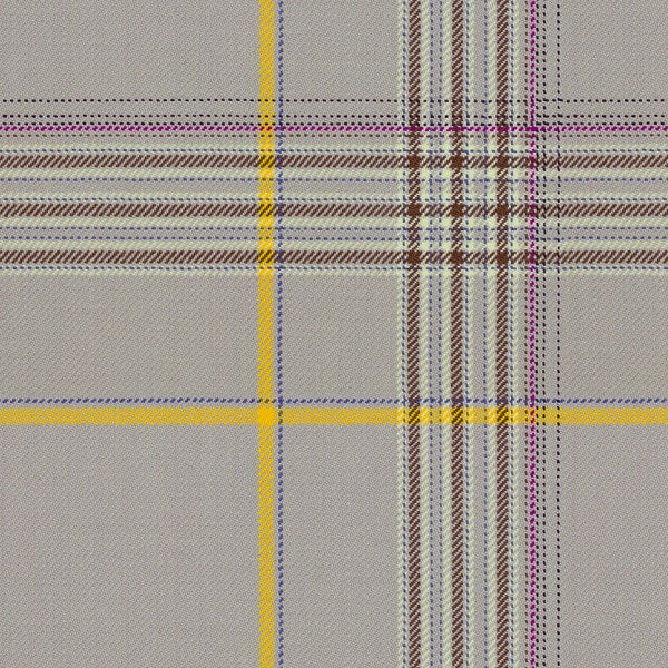 Maharam Mingled Plaid Dove Upholstery Fabric