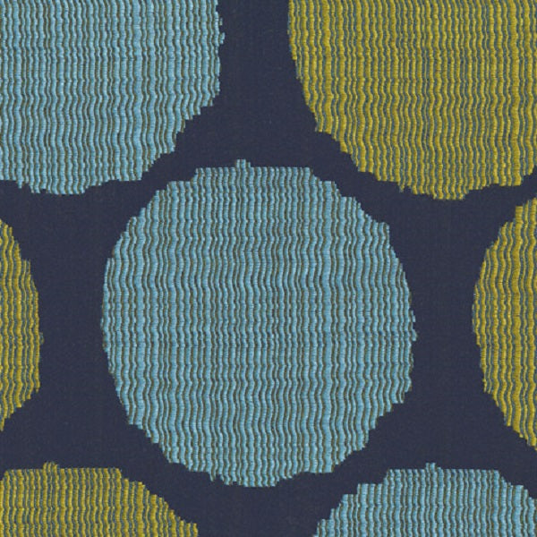 Brentano Bravo Turquoise and Peridot Blue Upholstery Fabric