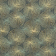 Arc-Com Nova Caribbean Blue Abstract Starburst Upholstery Fabric