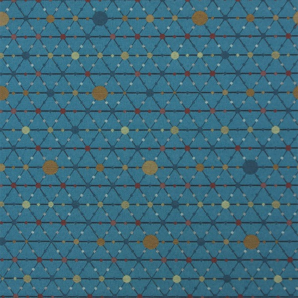 Remnant of Arc-Com Galaxy Caribbean Upholstery Fabric