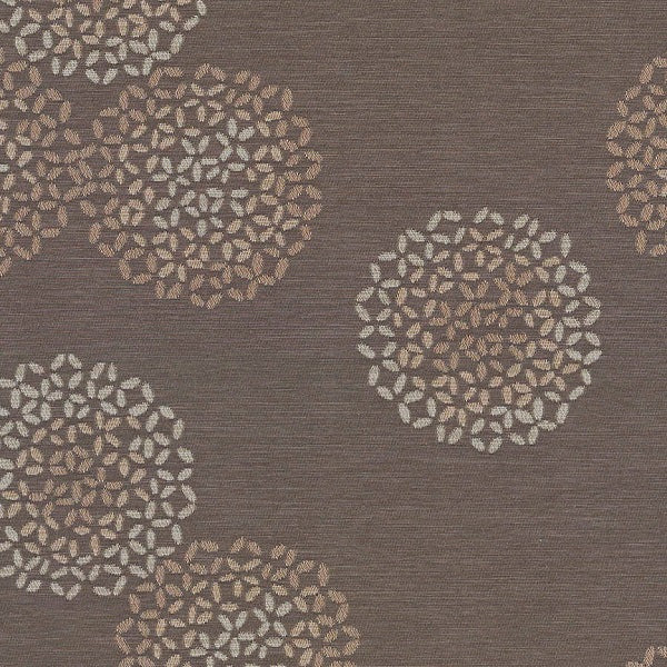Remnant of Arc-Com Brayer Flower Stone Upholstery Fabric