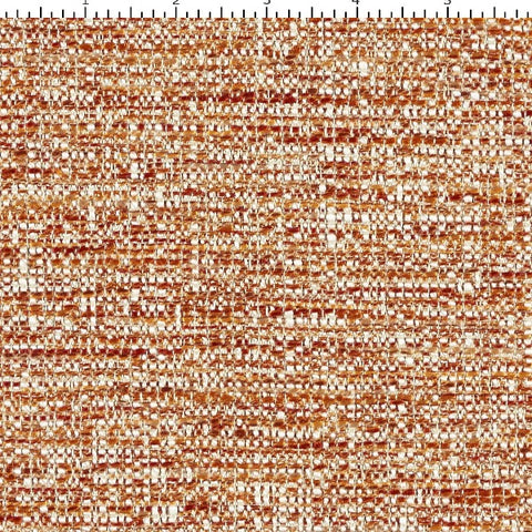 Remnant of Mayer Odessa Mandarin Tweed Upholstery fabric