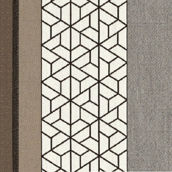 Remnant of Carnegie Triad Stripe 41 Sunbrella Upholstery Fabric