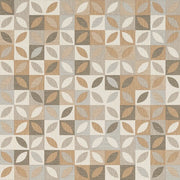 Remnant of Arc-Com Block Petal Sand Upholstery Fabric