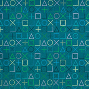 Remnant of Arc-Com Elementary Caribbean Upholstery Fabric