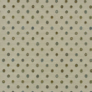 Arc-Com Bubbly Ivory Colorful Circle Upholstery Fabric