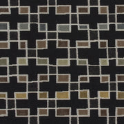 Fabric Remnant of Block Party Onyx