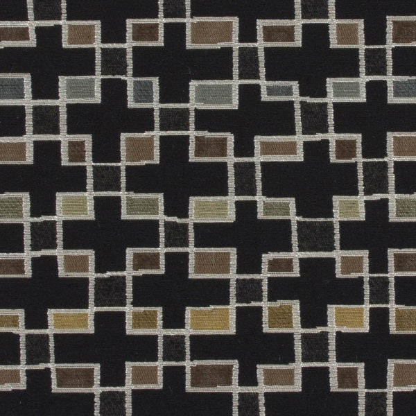 Fabric Remnant of Block Party Onyx