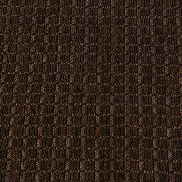 Swavelle Mill Creek Chocolate Brown Chenille Check Upholstery Fabric