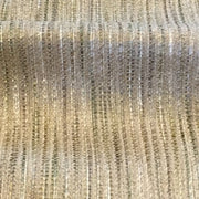Light Brown Silver Weaved Chenille Upholstery Fabric