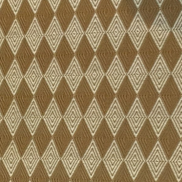 Swavelle Mill Creek Deuce Butternut Brown Beige Diamond Upholstery Fabric