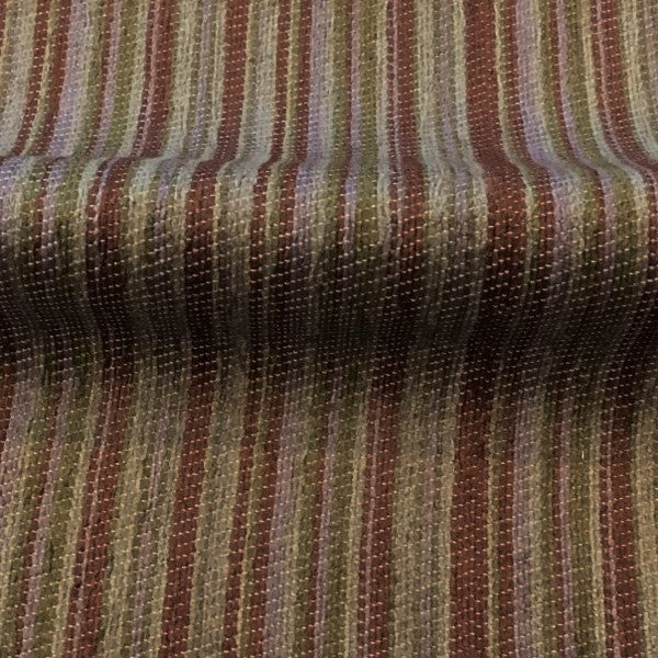 Swavelle Mill Creek Randall Stripe Amber Chenille Multi Colored Upholstery Fabric