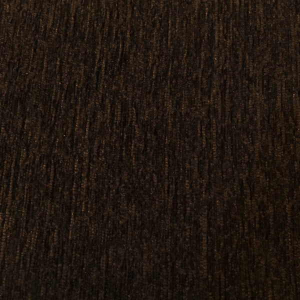 Brown Textured Weave Chenille Upholstery Fabric