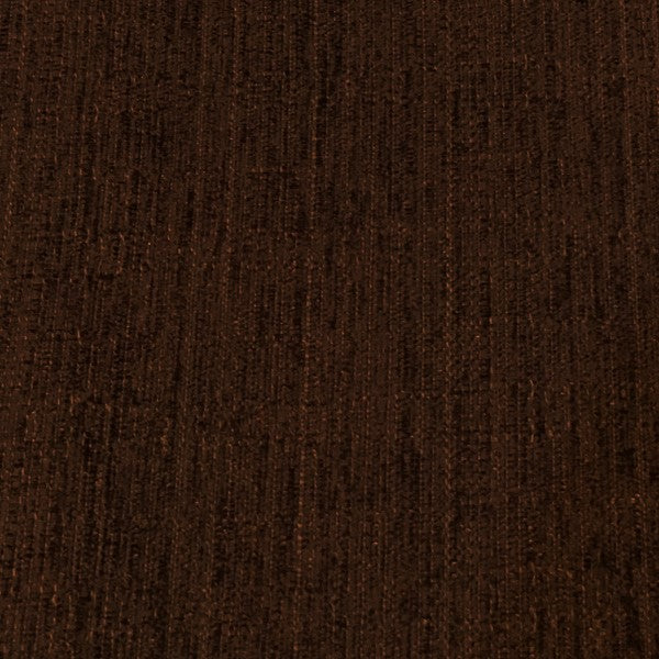 Medium Brown Textured Weave Chenille Upholstery Fabric
