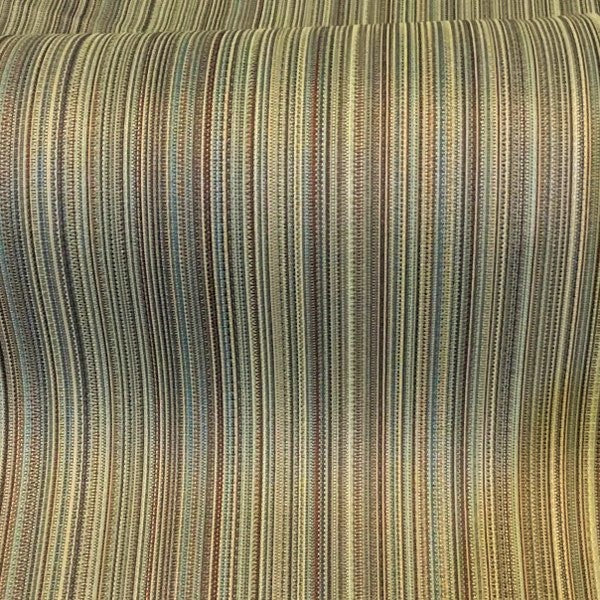 Swavelle Mill Creek Ebbtide Limestone Green Rib Weave Stripe Upholstery Upholstery Fabric