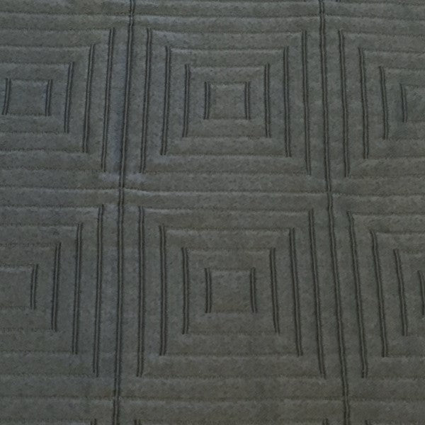 Swavelle Mill Creek Tetra Maze Manganese Gray Textured Geometric Upholstery Fabric