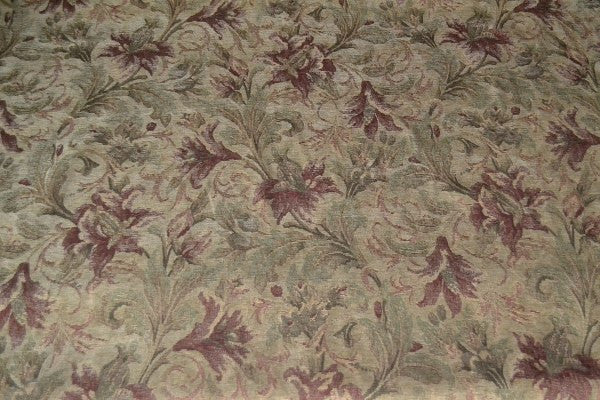 Lowrimore Celery Botanical Design Green Upholstery Fabric