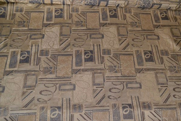 Estate Windsor Geometric Pattern Beige Upholstery Fabric