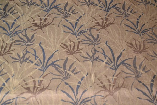 Singleton Latte Botanical Design Beige Upholstery Fabric