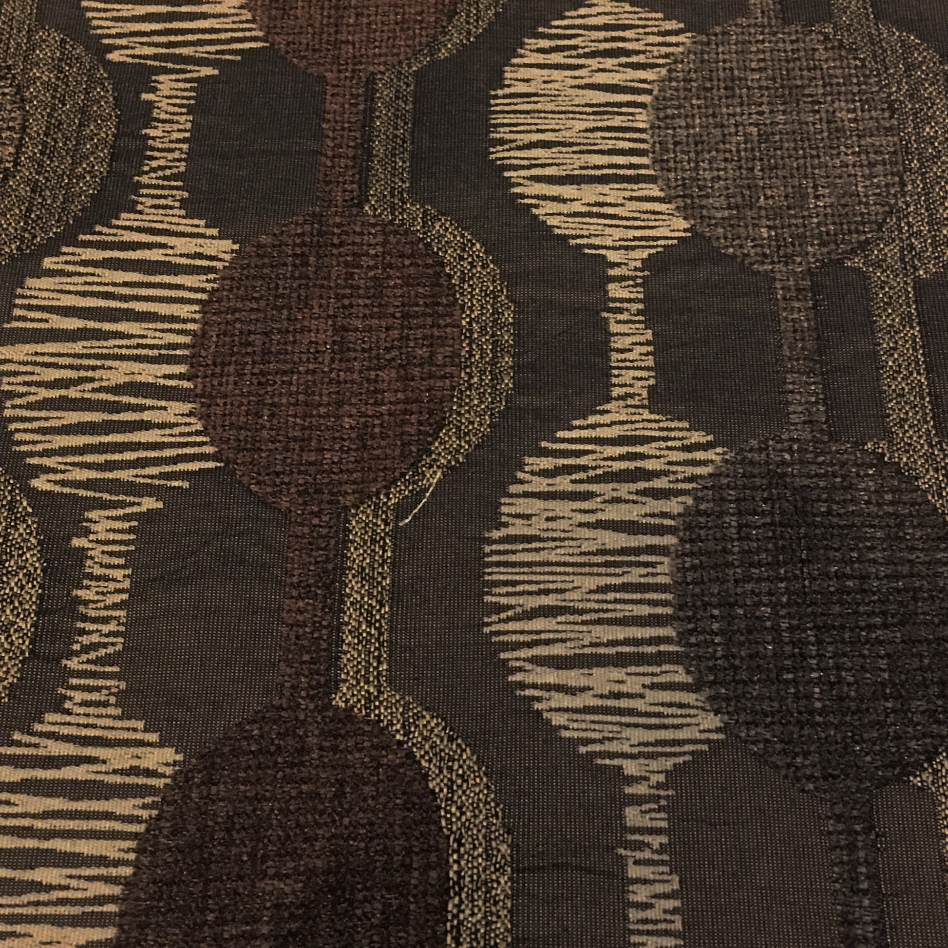 Swavelle Mill Creek Twin Brooks Woodland Geometric Brown Upholstery Fabric