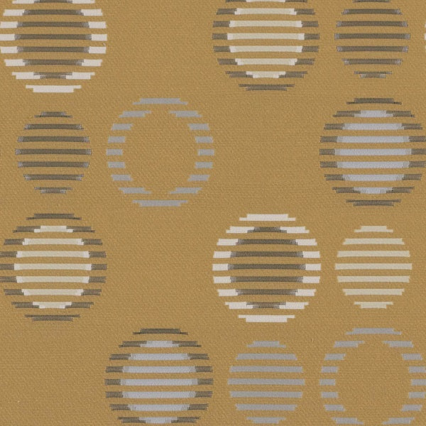 Remnant of Arc-Com Cirque Butterscotch Upholstery Fabric