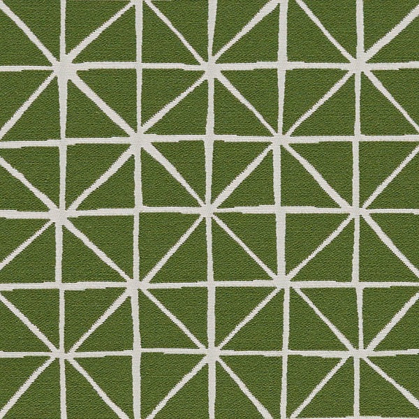 Fabric Remnant of Arc-Com Grid Grass Upholstery Fabric