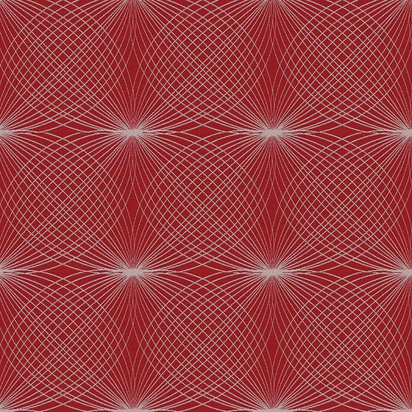 Arc-Com Upholstery Fabric Remnant Lyre Fire Red