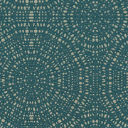 Arc-Com Sequoia Baltic Geometric Blue Upholstery Fabric