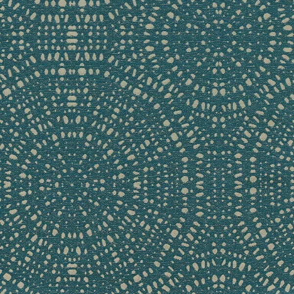 Arc-Com Sequoia Baltic Geometric Blue Upholstery Fabric