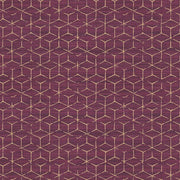 Arc-Com Fabrics Upholstery Fabric Remnant Itajime Amethyst