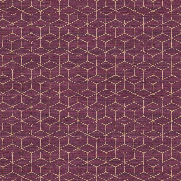 Arc-Com Fabrics Upholstery Fabric Remnant Itajime Amethyst