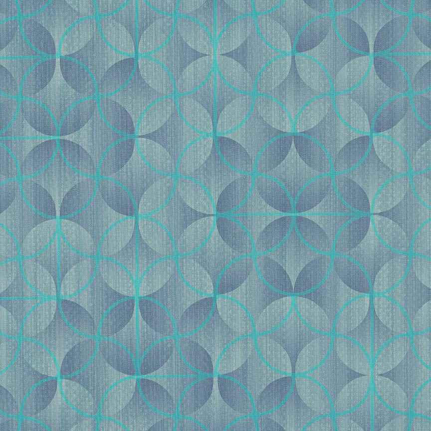 Remnant of Arc-Com Contour Rainstorm Upholstery Vinyl