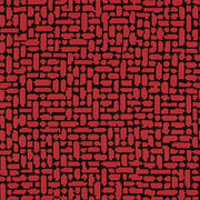 Arc-Com Great Wall Fire Red Upholstery Fabric