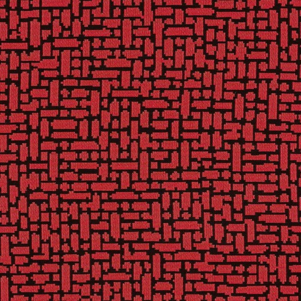 Arc-Com Great Wall Fire Red Upholstery Fabric